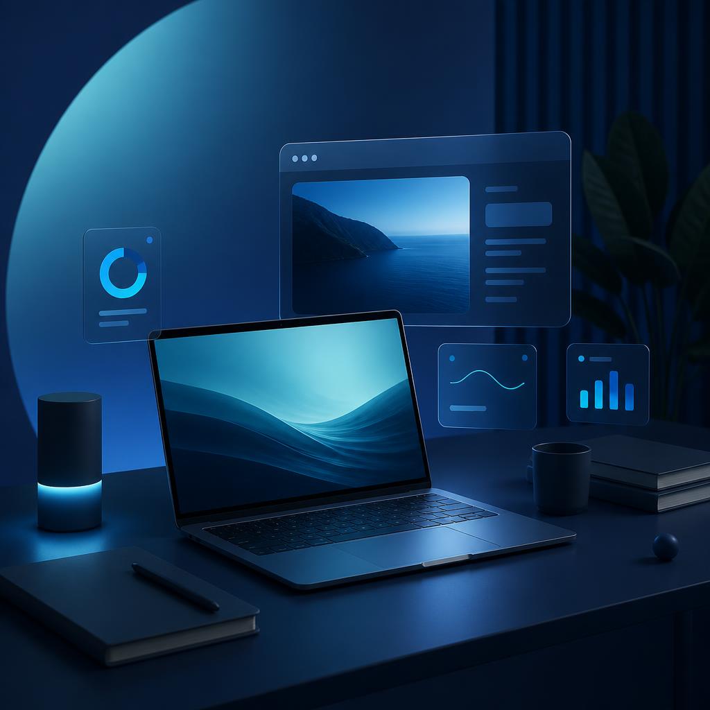 Moderner Arbeitsplatz – Adria Webdesign